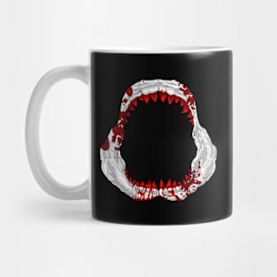 great white shark Bone Jaw Mug